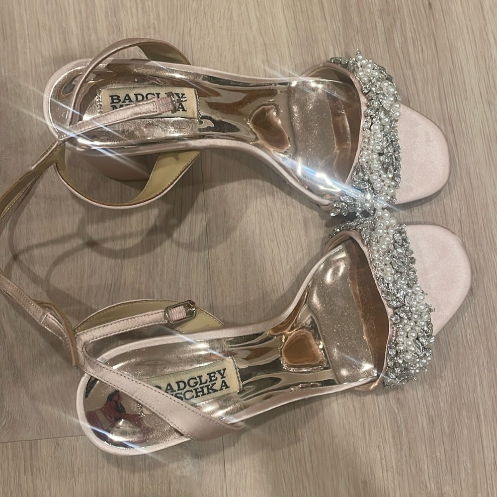 Blush pink heels